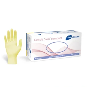 Meditrade GENTLE SKIN compact+ Latexhandschuhe puderfrei - 1 Palette