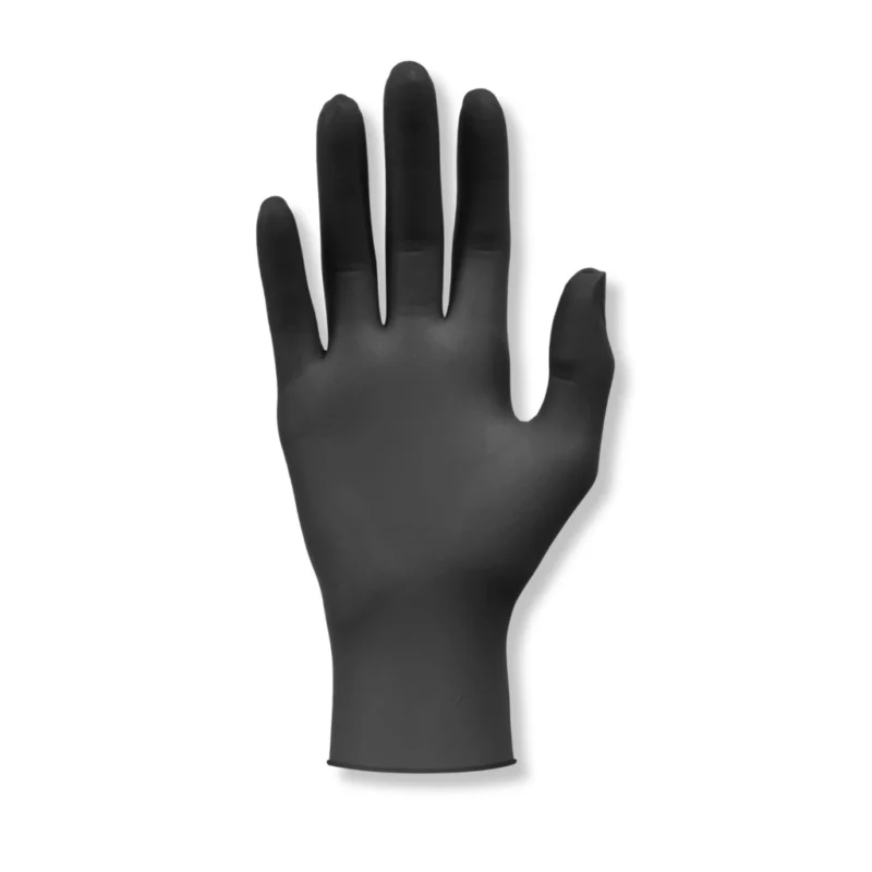 Meditrade NITRIL BLACK Nitrilhandschuhe - 100 Stück - Gr.L - 1 Box - schwarz – Bild 3