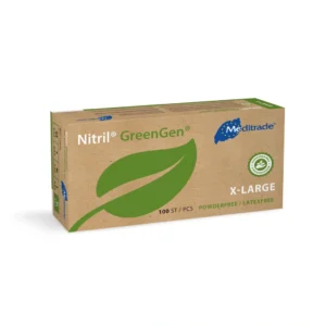 Meditrade Nitril Greengen Nitrilhandschuhe - puderfrei - Biologisch abbaubar - 1 Palette