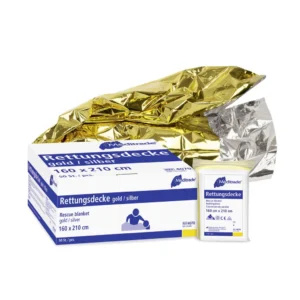 Meditrade Rettungsdecke gold/silber 160 x 210 cm