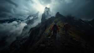 Mehr über den Artikel erfahren Gewitter beim Wandern: Was du tun musst, wenn es donnert
