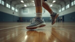 Mehr über den Artikel erfahren Hallensaison: Die richtigen Schuhe und Schutz fürs Sprunggelenk